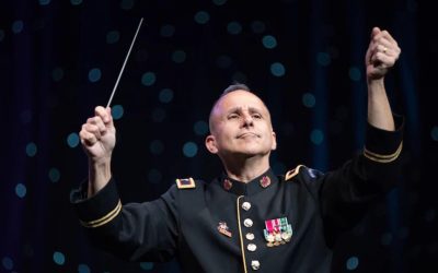 UNM Distinguished Alum and Grammy Award Winner Col. Jim Keene conducts The UNM Symphony Orchestra