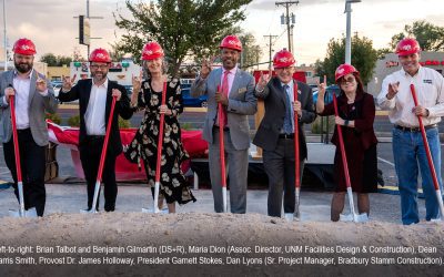 Blown away by groundbreaking for new fine arts building CCAT