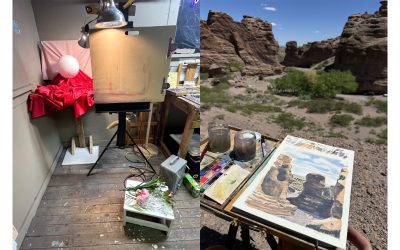 “A View from the Easel” – Explore Jessamyn and Sean’s Artistic Practice